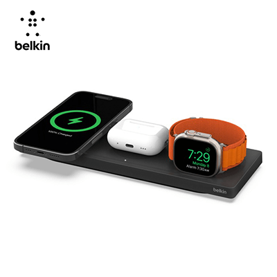 Belkin 3-in-1 Wireless Charging Pad with Official MagSafe Charging 15W Corporate Gifts Singapore