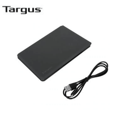 Targus Antimicrobial Ergonomic Foldable Keyboard with USB connection and sleek design, perfect for mobile professionals.