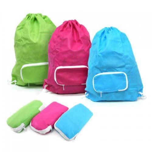 Foldable Drawstring Bag Corporate Gifts Singapore