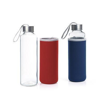 Glass Bottle with Neoprene sleeve Corporate Gifts Singapore