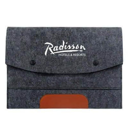 13'' Felt and PU Leather Ipad Tablet Sleeve - Giftmart.sg