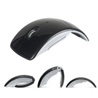 Foldable Wireless Arc OpticalMouse Corporate Gifts Singapore