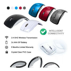 Foldable Wireless Arc OpticalMouse Corporate Gifts Singapore