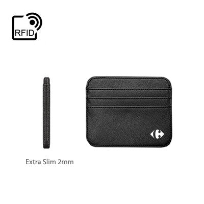RFID Safe 6 Slot Extra Slim Leather Travel Wallet Corporate Gifts Singapore