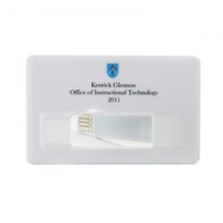 Slim Card Shape USB Flash Drive Corporate Gifts Singapore
