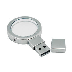 Crystal Round LED Light Up USB Drive Corporate Gifts Singapore