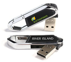 Carabiner Metal USB Flash Drive Corporate Gifts Singapore