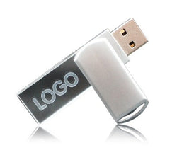 Crystal Metal Swivel USB Flash Drive Corporate Gifts Singapore