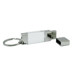 Premium 3D Crystal USB Drive with Key Chain Corporate Gifts Singapore