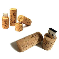Wine Cork Recycled Wood USB Flash Drive Corporate Gifts Singapore