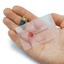Transparent Swivel USB Card Flash Drive Corporate Gifts Singapore