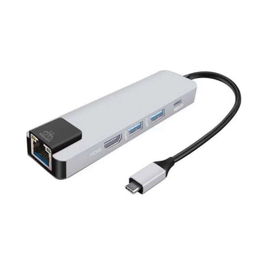 5 in 1 Type C Adapter with Ethernet Corporate Gifts Singapore