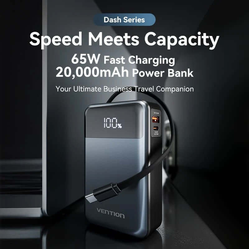 Vention 20000mAh Power Bank 65W Corporate Gifts Singapore