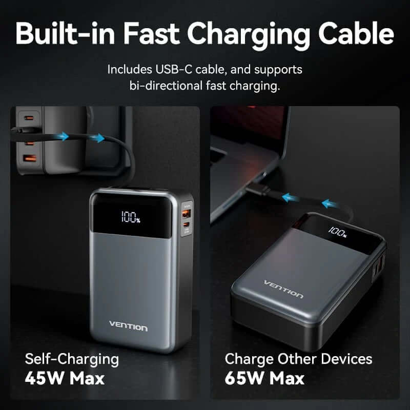 Vention 20000mAh Power Bank 65W Corporate Gifts Singapore