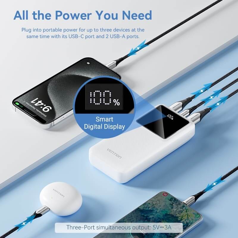 Vention 20000mAh Power Bank 22.5W Corporate Gifts Singapore