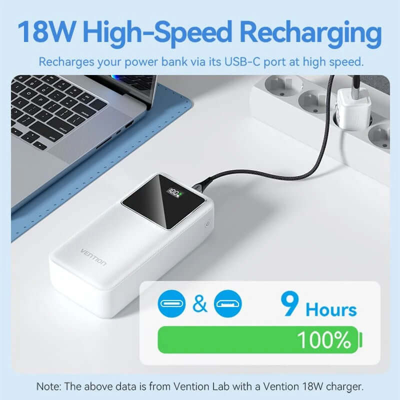 Vention 30000mAh Power Bank 22.5W Corporate Gifts Singapore