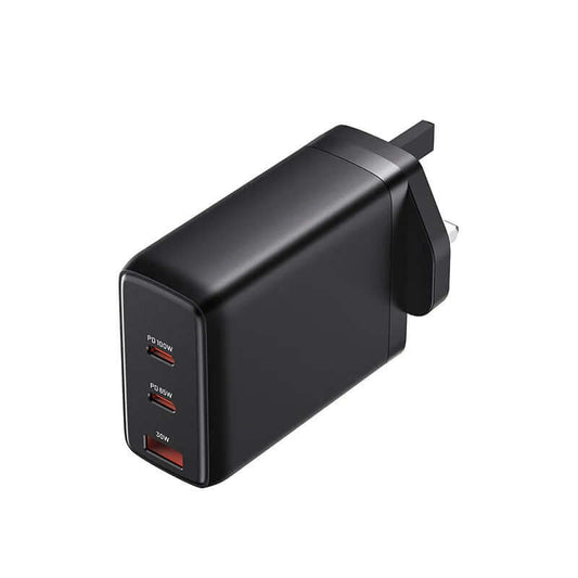 Vention 3-Port USB (C+C+A) GaN Charger (100W/65W/30W) UK-Plug Corporate Gifts Singapore