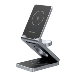 Vention 3-in-1 15W Wireless Charger Stand with MagSafe Corporate Gifts Singapore