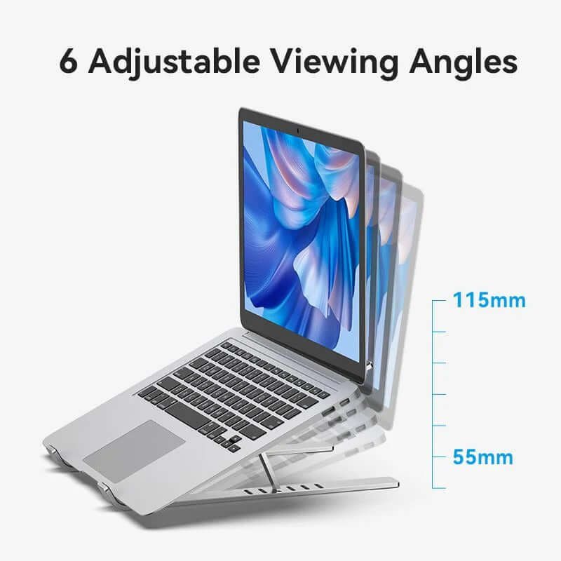 Vention Foldable Laptop Stand Silver Aluminum Alloy Type Corporate Gifts Singapore