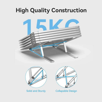 Vention Foldable Laptop Stand Silver Aluminum Alloy Type Corporate Gifts Singapore