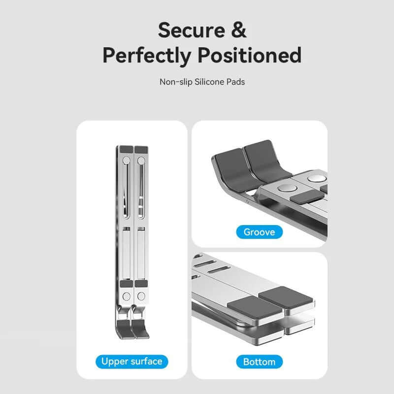Vention Foldable Laptop Stand Silver Aluminum Alloy Type Corporate Gifts Singapore