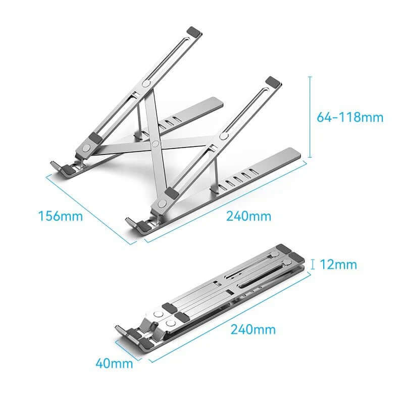 Vention Foldable Laptop Stand Silver Aluminum Alloy Type Corporate Gifts Singapore