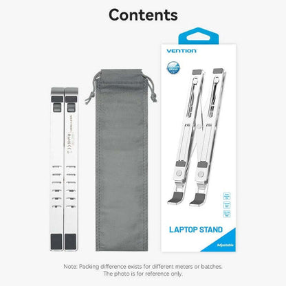 Vention Foldable Laptop Stand Silver Aluminum Alloy Type Corporate Gifts Singapore