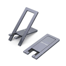 Vention Portable Phone Stand for Desk Black Aluminium Alloy Type Corporate Gifts Singapore