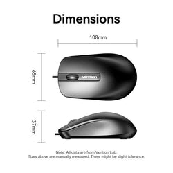Vention 3-Button USB Wired Mouse Corporate Gifts Singapore
