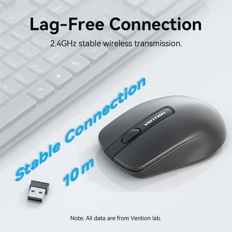 Vention 3-Button Wireless Computer Mouse Corporate Gifts Singapore