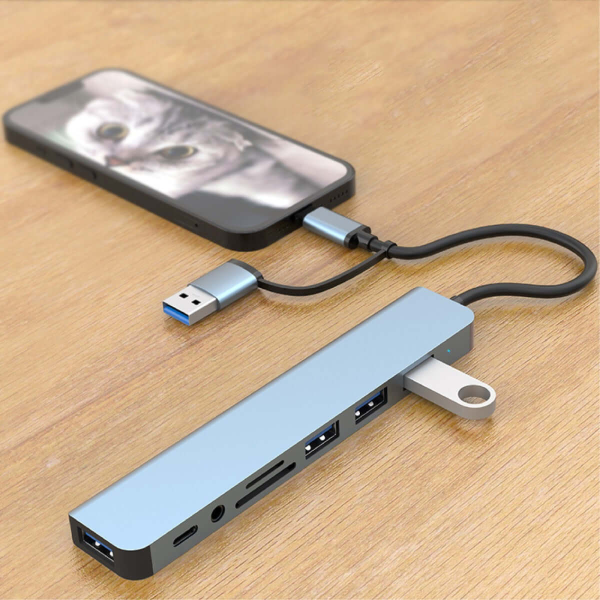 8 in 1 USB Hub Corporate Gifts Singapore