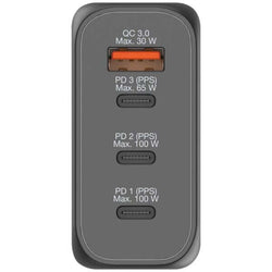 Verbatim 4 Port 100W PD 3.0 & QC 3.0 GaN Travel Charger Corporate Gifts Singapore