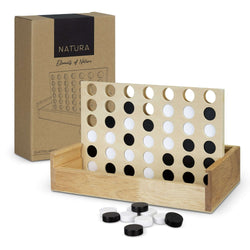 NATURA Quattro Wooden Four-in-a-Row Game Corporate Gifts Singapore