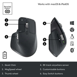 Logitech MX Master 3S Wireless Silent Mouse Corporate Gift Singapore