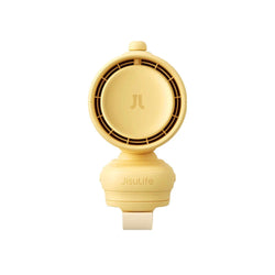 Jisulife Stroller Life 3 5000mAh Clip Fan in yellow color, perfect for comfort during outdoor activities.