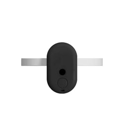 Drink Water Reminder Device in black with a strap for corporate gift use.