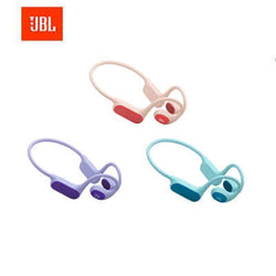 JBL Junior Free Wireless open-ear Headphones for kids in three colors, safe and stylish corporate gift.