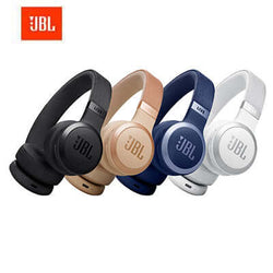 JBL Live 670NC Wireless on-ear Headphones in black, gold, navy, and white for Corporate Gift Singapore.