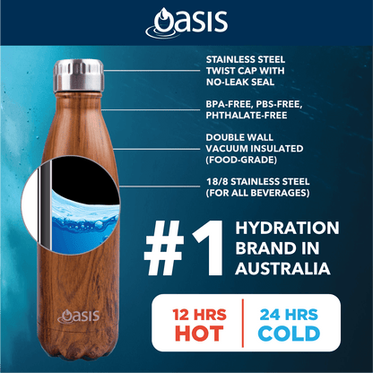 Oasis Stainless Steel Insulated Water Bottle 1.5L Corporate Gifts Singapore