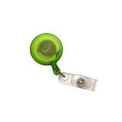 Pull Reel | Opaque Clear Green Round Corporate Gifts Singapore