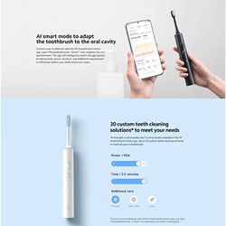 Xiaomi Smart Electric Toothbrush T501 features AI smart mode and custom teeth cleaning solutions for optimal oral care.