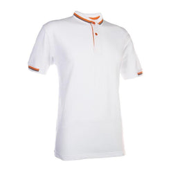 Regular Fit Honeycomb Polo T-shirt with Contrasting Striped Accents Corporate Gifts Singapore