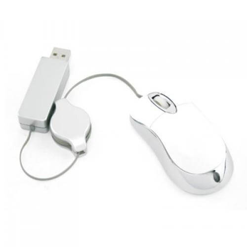 Retractable Mouse with 2 Port Hub Corporate Gifts Singapore