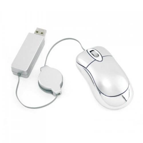 Retractable Mouse with 2 Port Hub Corporate Gifts Singapore