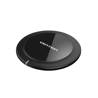 Vention Wireless Charger 15W Black Mirrored Surface Type Corporate Gifts Singapore