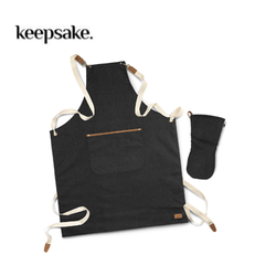 Keepsake Canvas Apron & Oven Mit Set