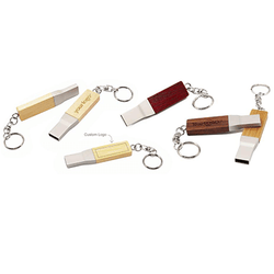 Wooden USB Flash Drive with Keychain U811 Corporate Gifts Singapore