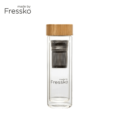 Made By Fressko Tour 13oz Infuser Glass Flask Corporate Gift Singapore