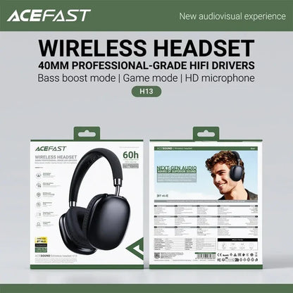 Acefast H13 Wireless Over-Ear Headphones with Mic