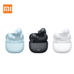 Xiaomi REDMI Buds 8 Lite in Blue, Black, and White with charging cases, perfect for corporate gifts.